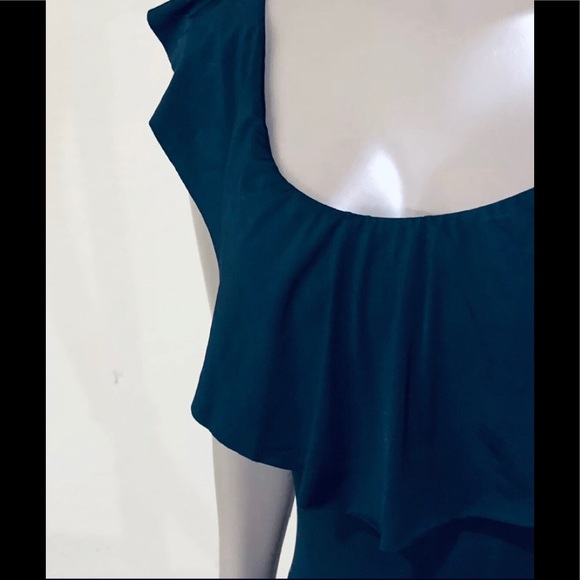 Trina Turk Off Shoulder Flounce Swimsuit - Picture 3 of 8